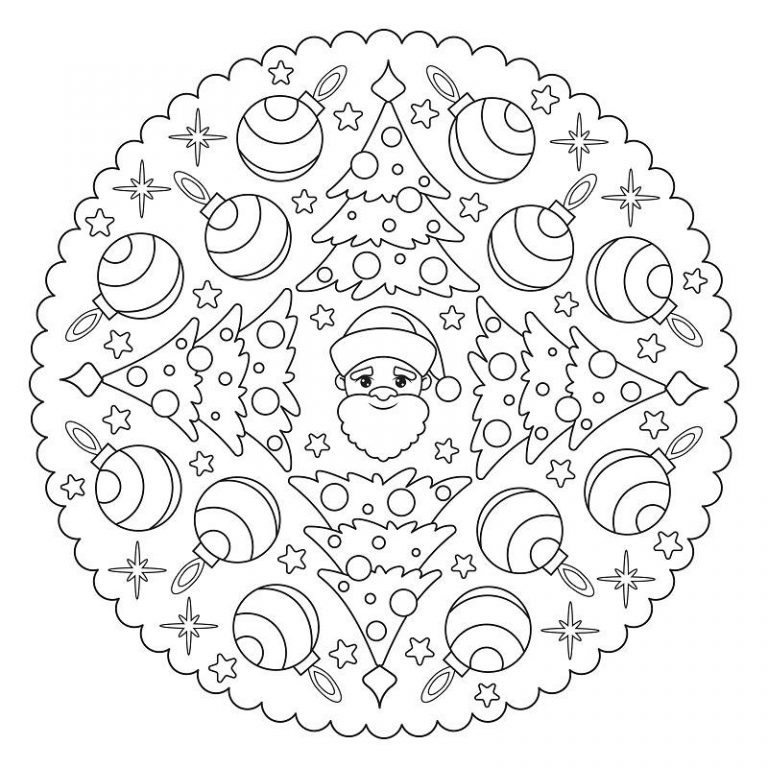 christmas mandala