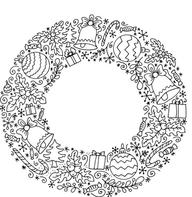 christmas mandala