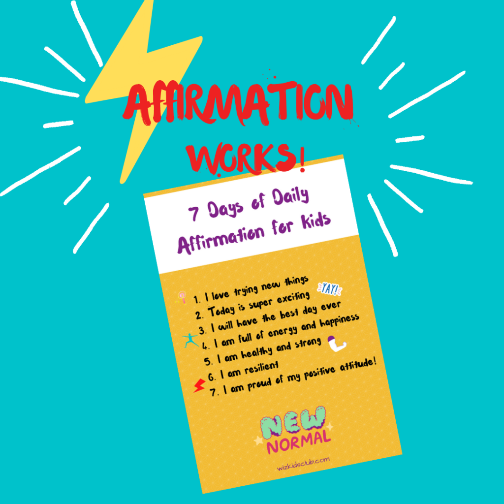 Affirmation for kids works