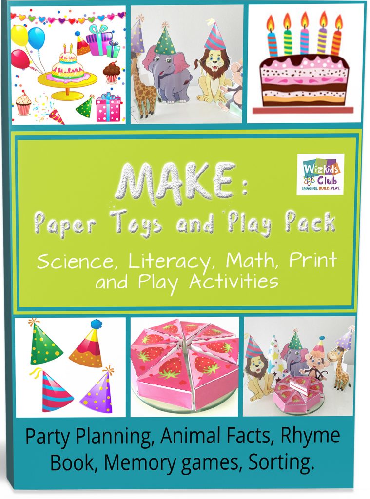 Books: paper toys and play pack